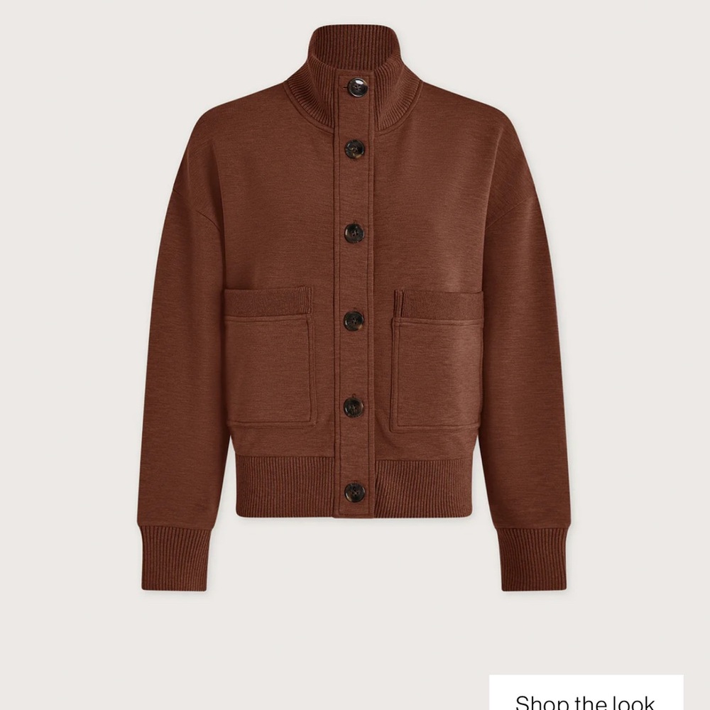 Varley Sabrina Button-Through Sweat